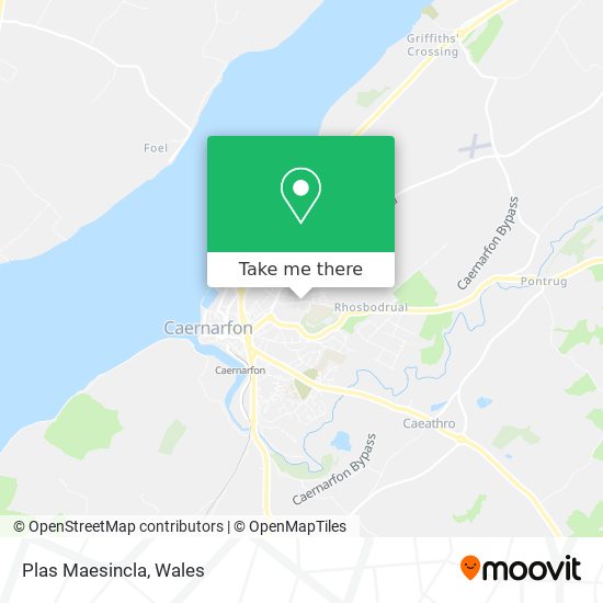 Plas Maesincla map
