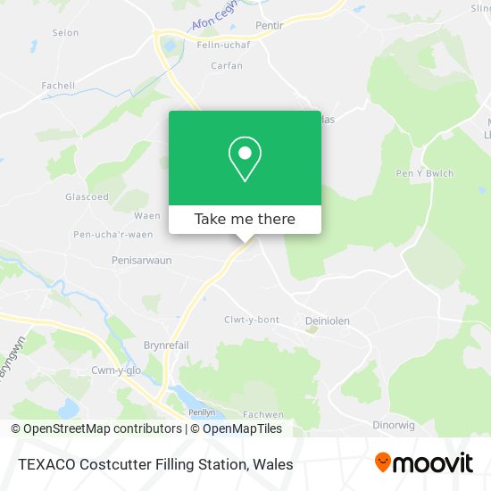 TEXACO Costcutter Filling Station map