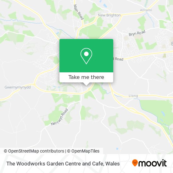 The Woodworks Garden Centre and Cafe map