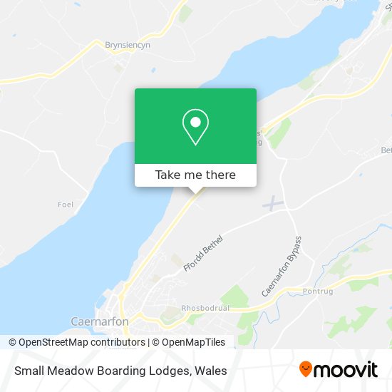 Small Meadow Boarding Lodges map