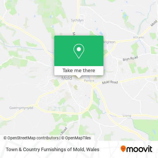 Town & Country Furnishings of Mold map