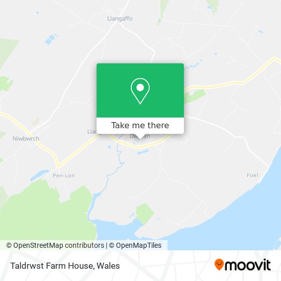 Taldrwst Farm House map
