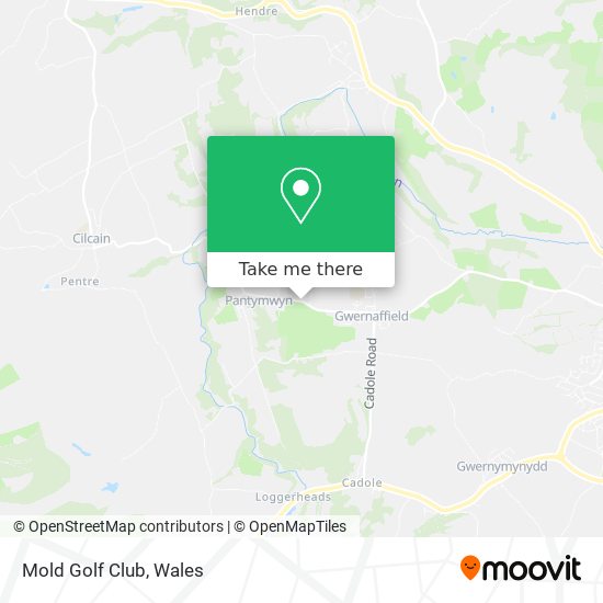 Mold Golf Club map