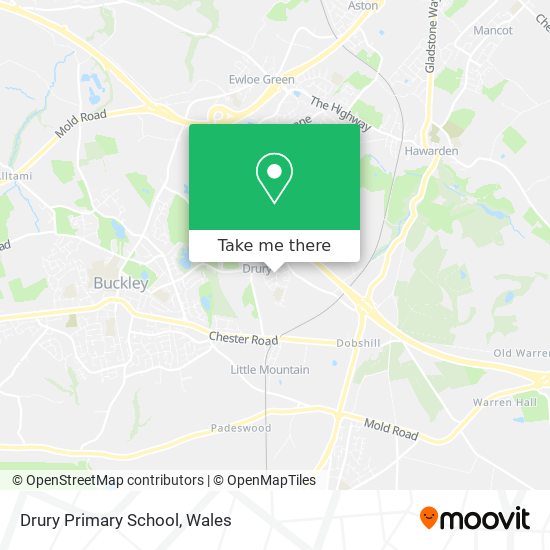 Drury Primary School map