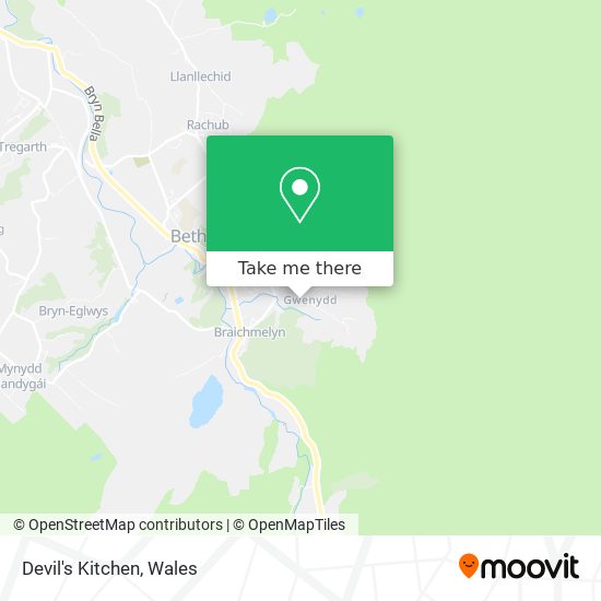 Devil's Kitchen map