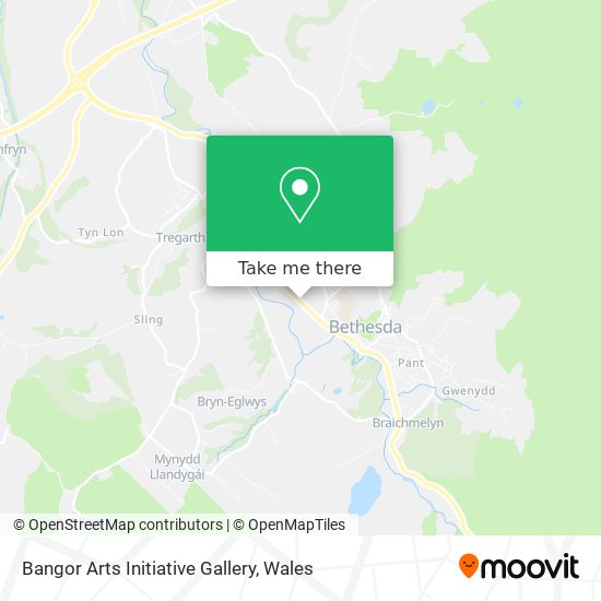 Bangor Arts Initiative Gallery map
