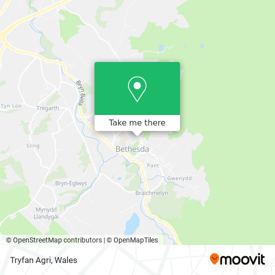 Tryfan Agri map