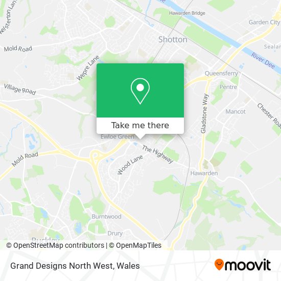 Grand Designs North West map