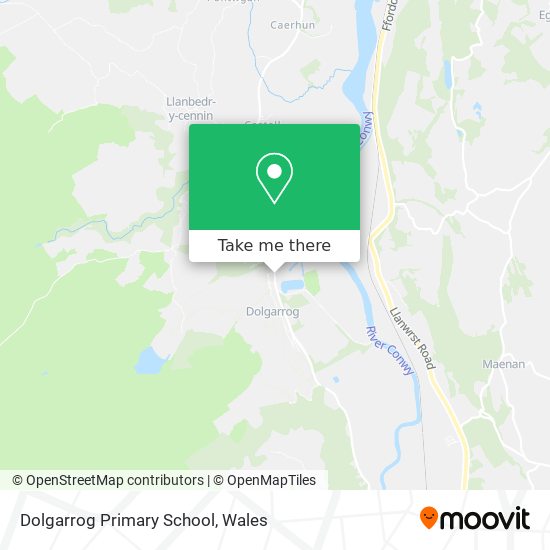 Dolgarrog Primary School map