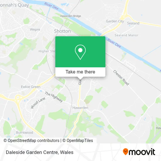 How to Get to Daleside Garden Centre in Wales by Bus or Train?