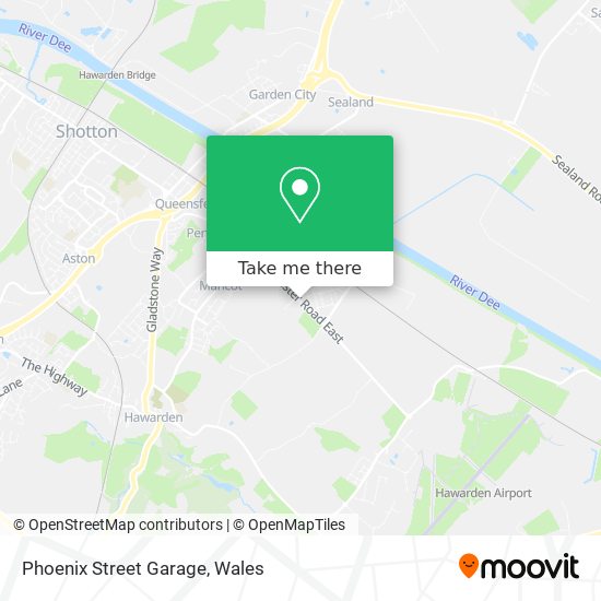 Phoenix Street Garage map