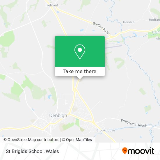 St Brigids School map