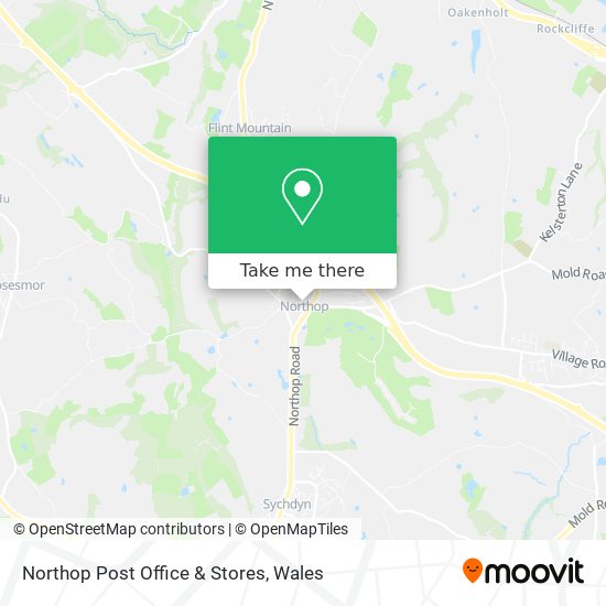 Northop Post Office & Stores map