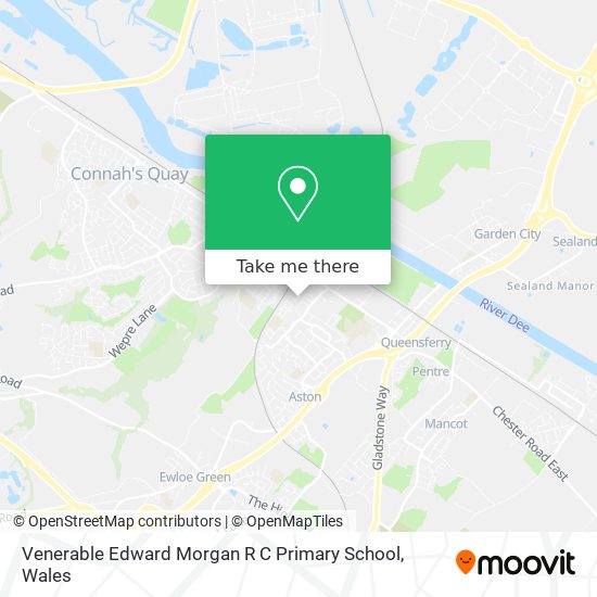 Venerable Edward Morgan R C Primary School map