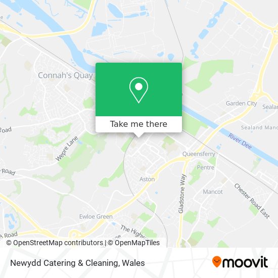 Newydd Catering & Cleaning map