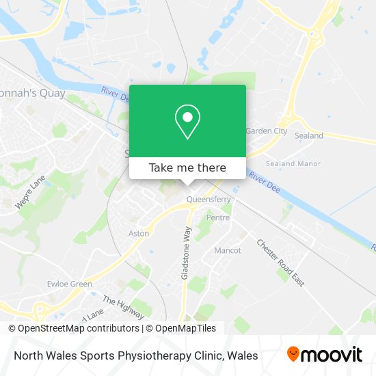North Wales Sports Physiotherapy Clinic map