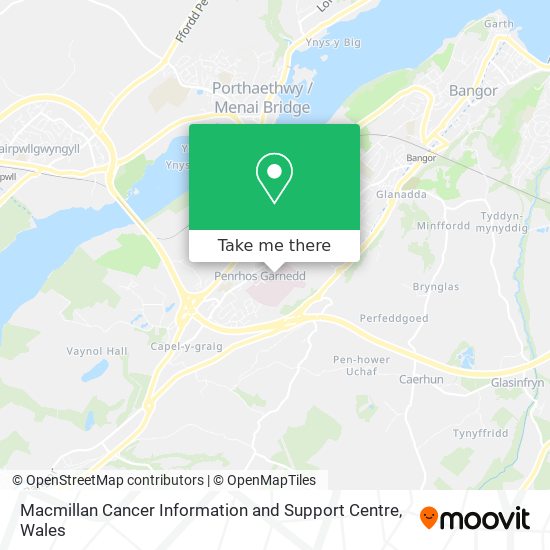 Macmillan Cancer Information and Support Centre map