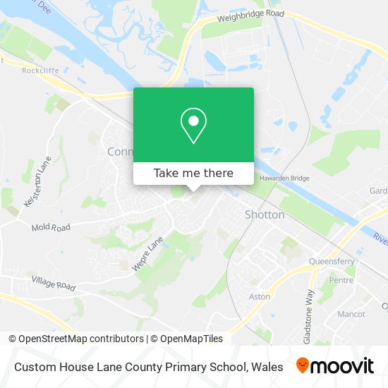 Custom House Lane County Primary School map