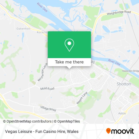 Vegas Leisure - Fun Casino Hire map