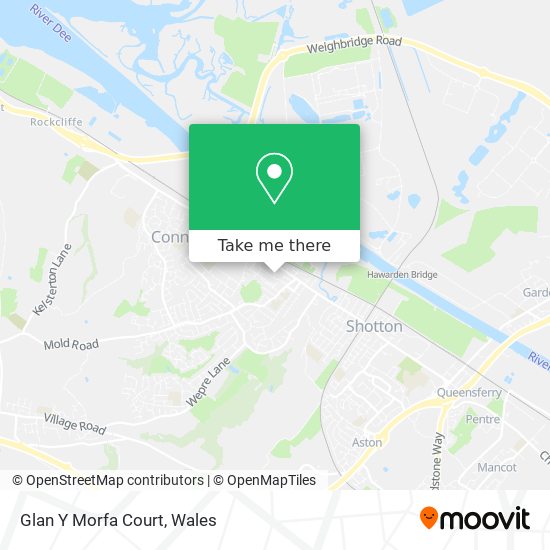 Glan Y Morfa Court map