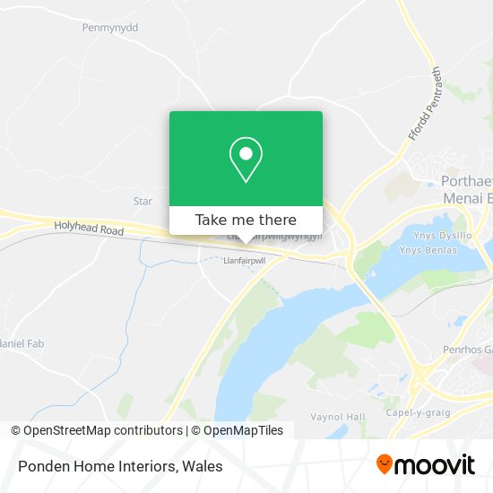 Ponden Home Interiors map