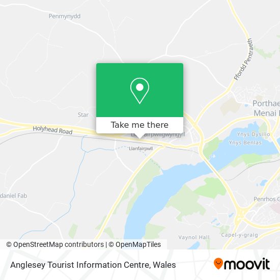 Anglesey Tourist Information Centre map