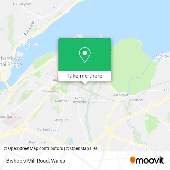 Bishop's Mill Road map