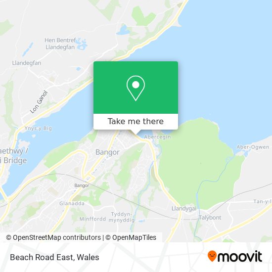 Beach Road East map