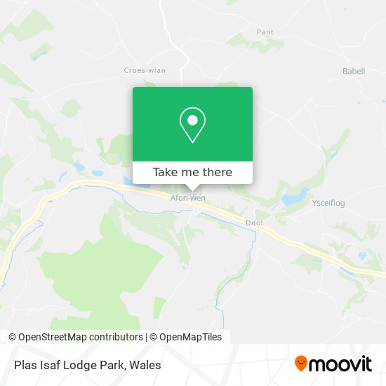 Plas Isaf Lodge Park map
