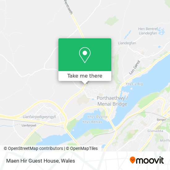 Maen Hir Guest House map