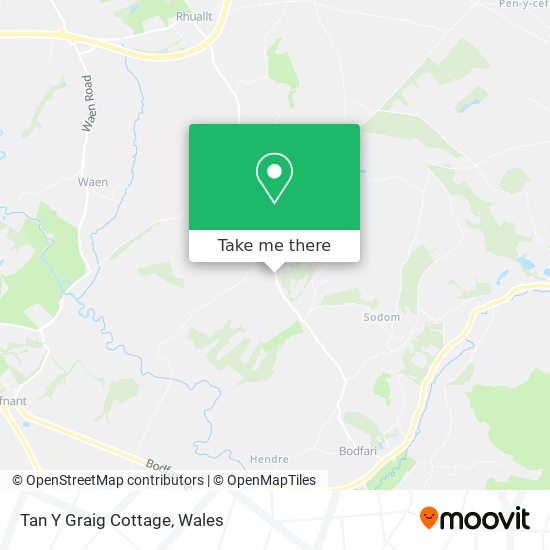 Tan Y Graig Cottage map