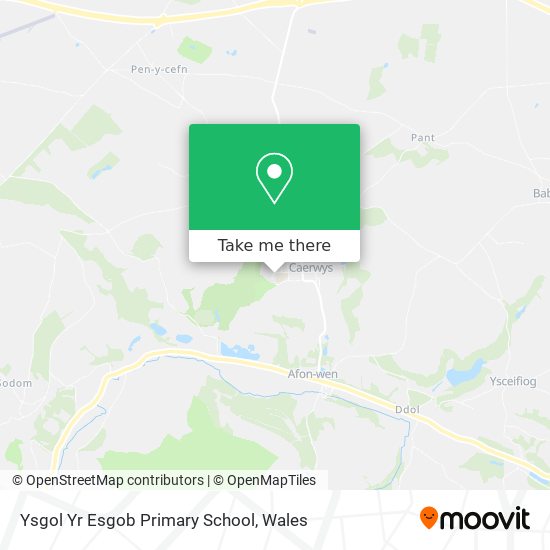 Ysgol Yr Esgob Primary School map
