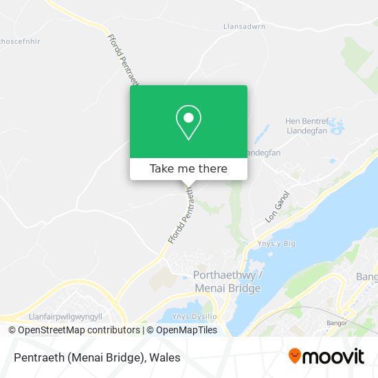 Pentraeth (Menai Bridge) map