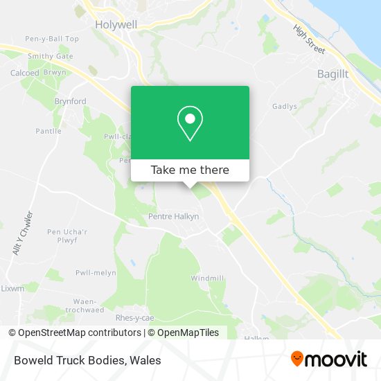 Boweld Truck Bodies map