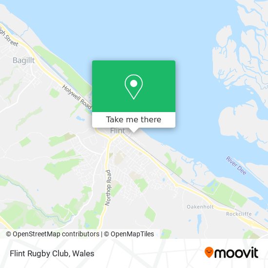 Flint Rugby Club map