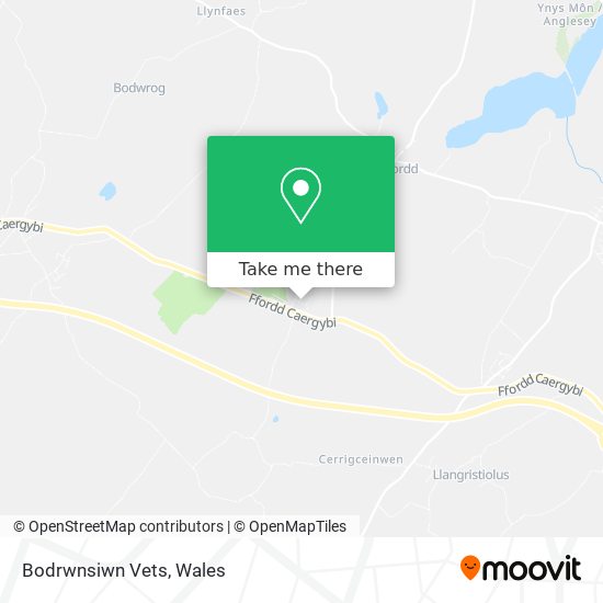 Bodrwnsiwn Vets map