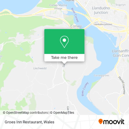 Groes Inn Restaurant map