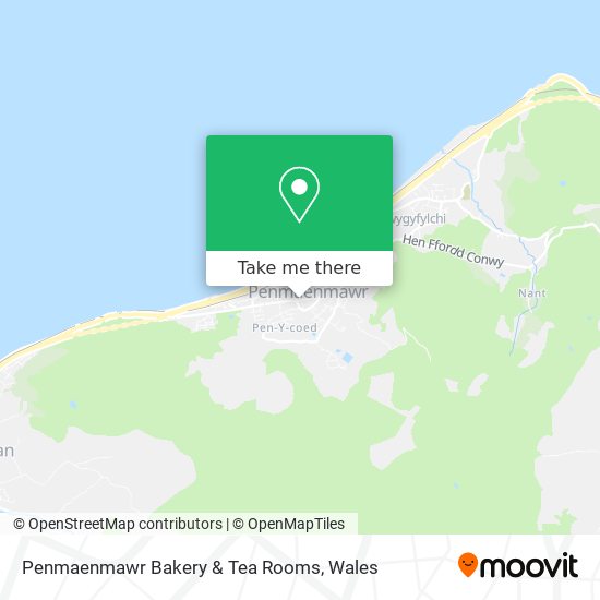 Penmaenmawr Bakery & Tea Rooms map
