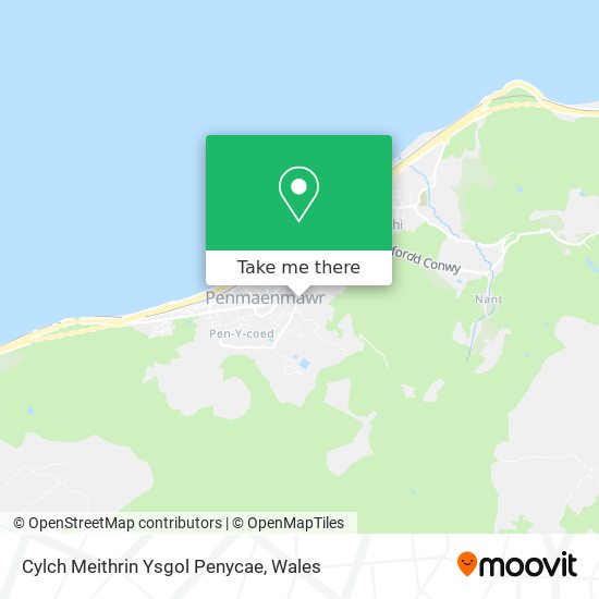 Cylch Meithrin Ysgol Penycae map