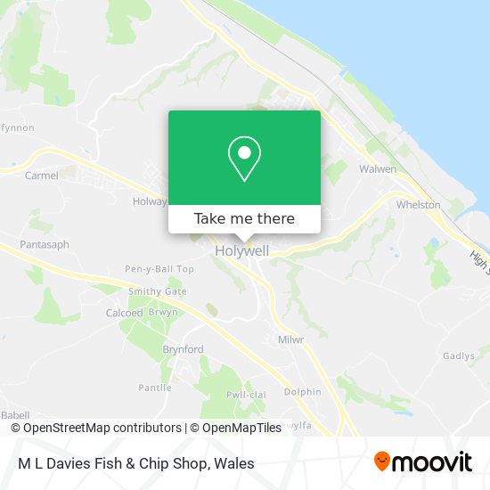 M L Davies Fish & Chip Shop map