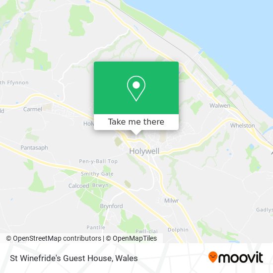 St Winefride's Guest House map