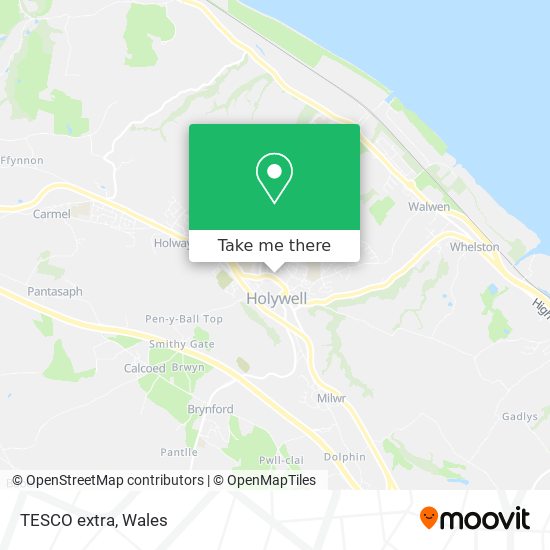 TESCO extra map