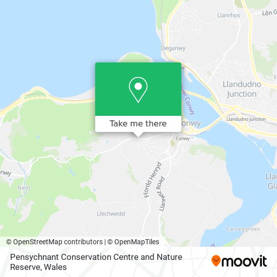 Pensychnant Conservation Centre and Nature Reserve map