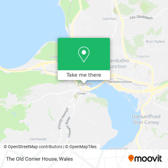 The Old Corner House map