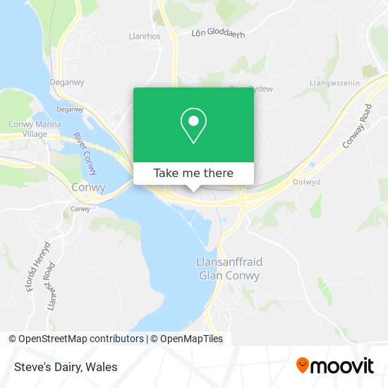 Steve's Dairy map