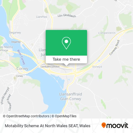 Motability Scheme At North Wales SEAT map