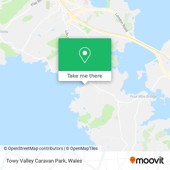 Towy Valley Caravan Park map