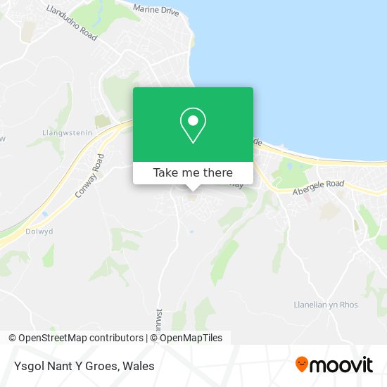 Ysgol Nant Y Groes map