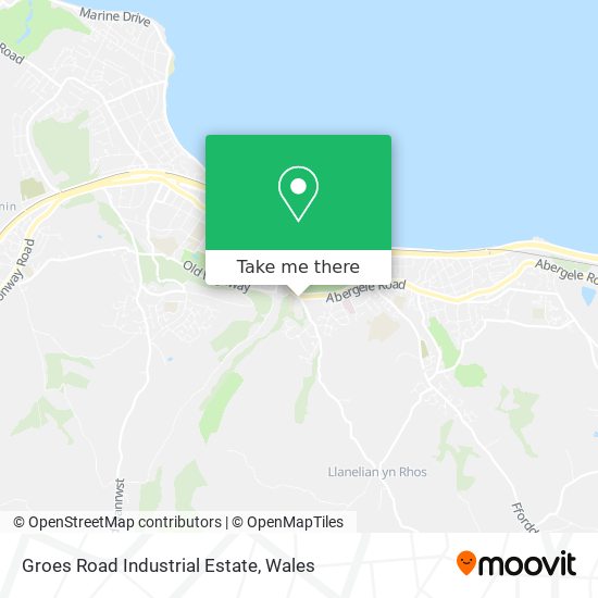 Groes Road Industrial Estate map