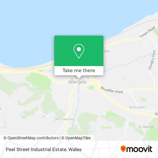 Peel Street Industrial Estate map